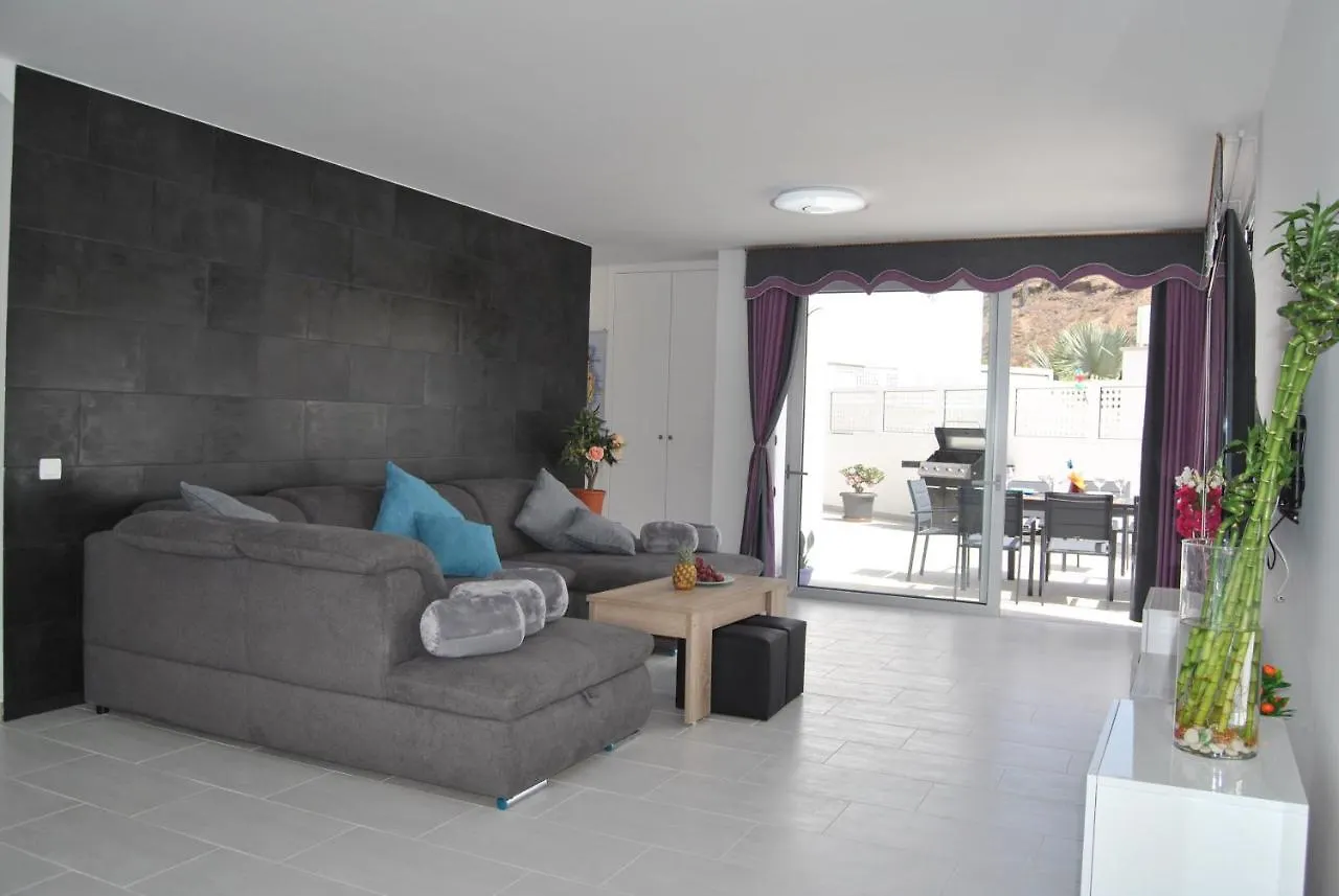 Big Villa Tauro With Private Heated Saltwater Pool & Jacuzzi & Bbq & Game Room & Arcade Games Mogan